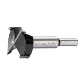 Mollom 1-3/4" (44.5mm) Forstner Drill Bit for Precise Woodworking with Durable YG8 Carbide Thickness of 2.0mm,This Hinge Cutter Tool is Ideal for Hard Wood, Plastic, Plywood