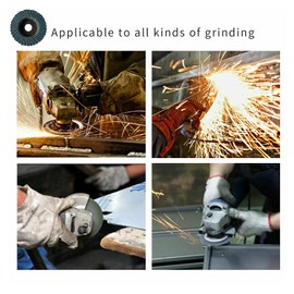 WMLBK Premium Aluminum Louver Disc-Flap Sanding Disc Grinding Wheel -3Inch 75mm 80Grit Grinding Disc-Professional Flap Discs-Sanding Discs (5)