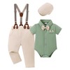 YALLET Baby Boy Clothes Set Infant Tuxedo Gentleman Suit Outfits