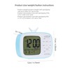 YHFITN Alarm Clock for Kids Bedroom, LCD Digital Clock for