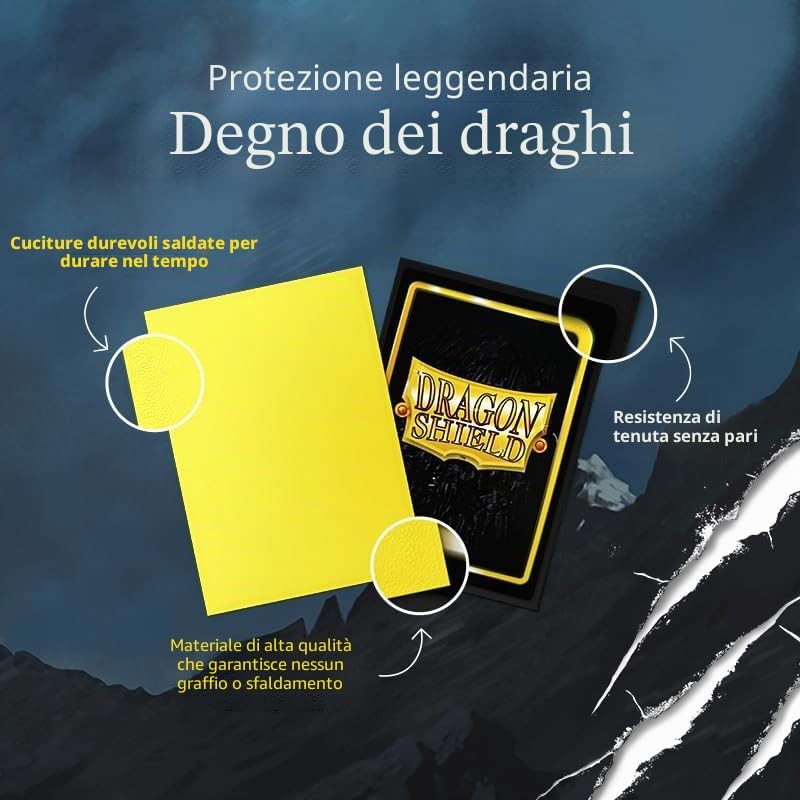 Dragon Shield ART11001 Matte Standard Size Sleeves Cartoncino 100pk-Clear, Multicoloured