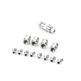 LST 5x Connector Brake Line 4.75 mm Flaring F with Union Screw