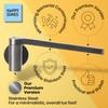 HAPPY SINKS Magnetic Dishcloth Holder - Kitchen Sink Organizer &
