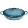 Flavehc Braiser Enameled Cast Iron Braiser 2.25 qt Braiser Pan