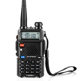 zoneree Walkie Talkie Radio, U/V Dual Band, Ultra Long Distance Type, VOX Function, Easy Operation, Disaster/Earthquake, Emergency Response, Set of 1 (English Language Not Guaranteed)