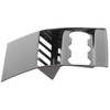 Armrest Box Rear Air Vent Trim Anti Kick Cover Carbon
