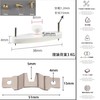 VEVE & MIKI Hooks, Wall, Damage, Load Capacity 6.6 lbs