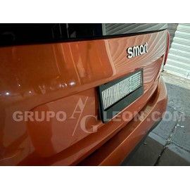 Porta placas protector de placas transparente anti foto transparente