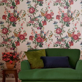 Joules Forest Chinoiserie Antique Crème Wallpaper