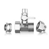 WINGSOL WINGSOL 1/2 and 3/8 Brass Feed Water Adapter, 3