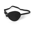 LASSUM Adults Kids Black Eyepatch,Comfortable Eye Patch Strabismus Adjustable Eye