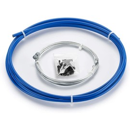 Chooee Universal Bicycle Brake Cable Standard Brake Cable Housing Kit for Mountain Bike or Road Bike Blue