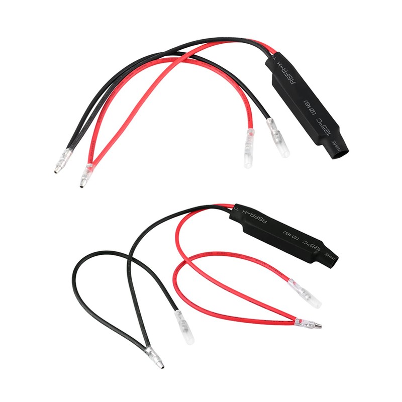 2pcs High Performance Motorcycle Resistors Essential for Fixing LED Turn