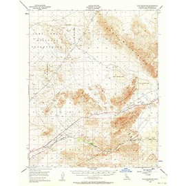 YellowMaps Cave Mountain CA topo map, 1:62500 Scale, 15 X 15 Minute, Historical, 1948, Updated 1964, 20.8 x 16.6 in - Paper