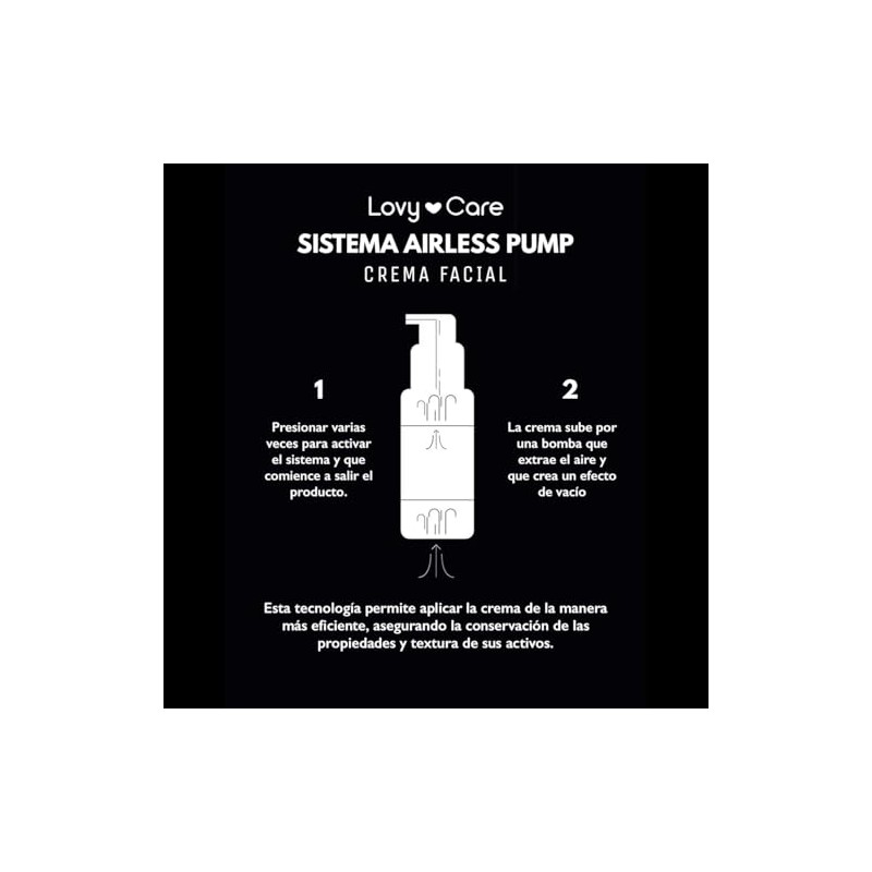 LOVY CARE Crema Facial con Ácido Hialurónico, 30 ml, pH
