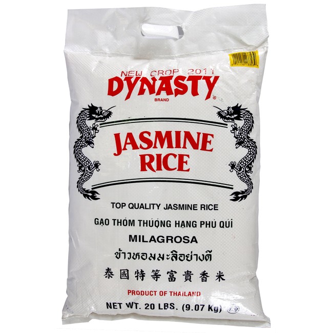 Dynasty Jasmine Rice, 20-Pound