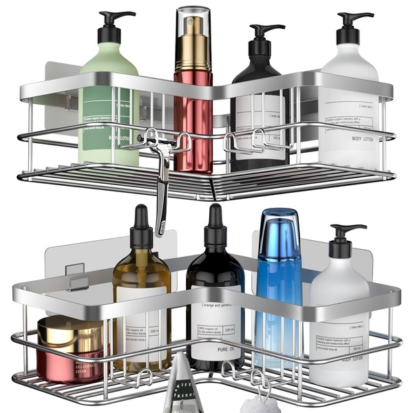 Yazoni Shower Shelf No Drilling Pack of 2 - Shower
