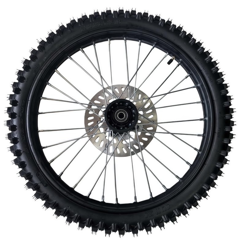 Beeking 70/100-19 Front Wheel Rim Tire Assembly for Dirt Bike