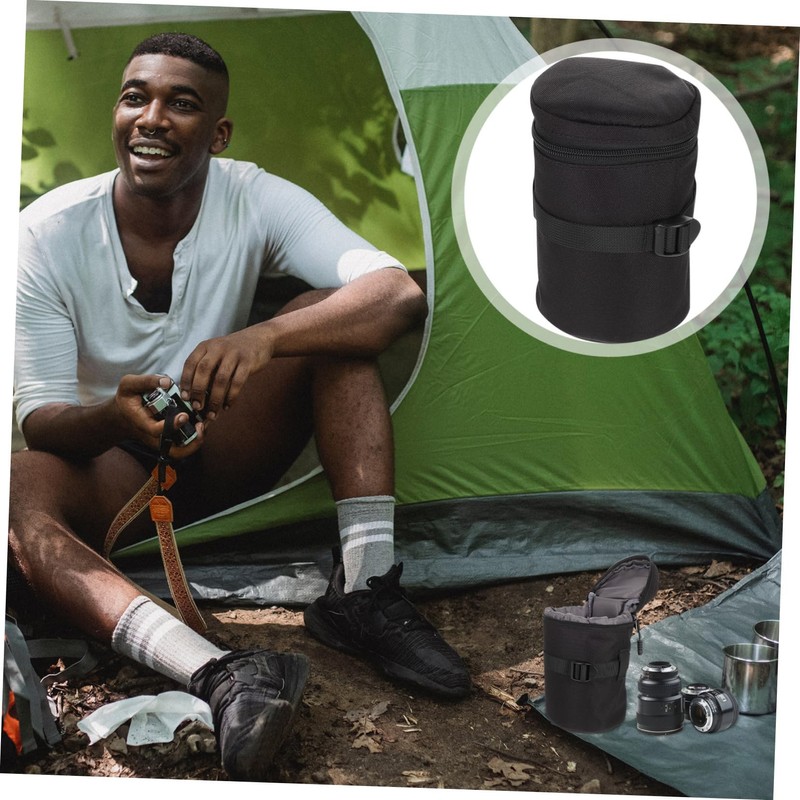 TEHAUX Camera Lens Storage Bag Shockproof and Water-resistant Lens Holder
