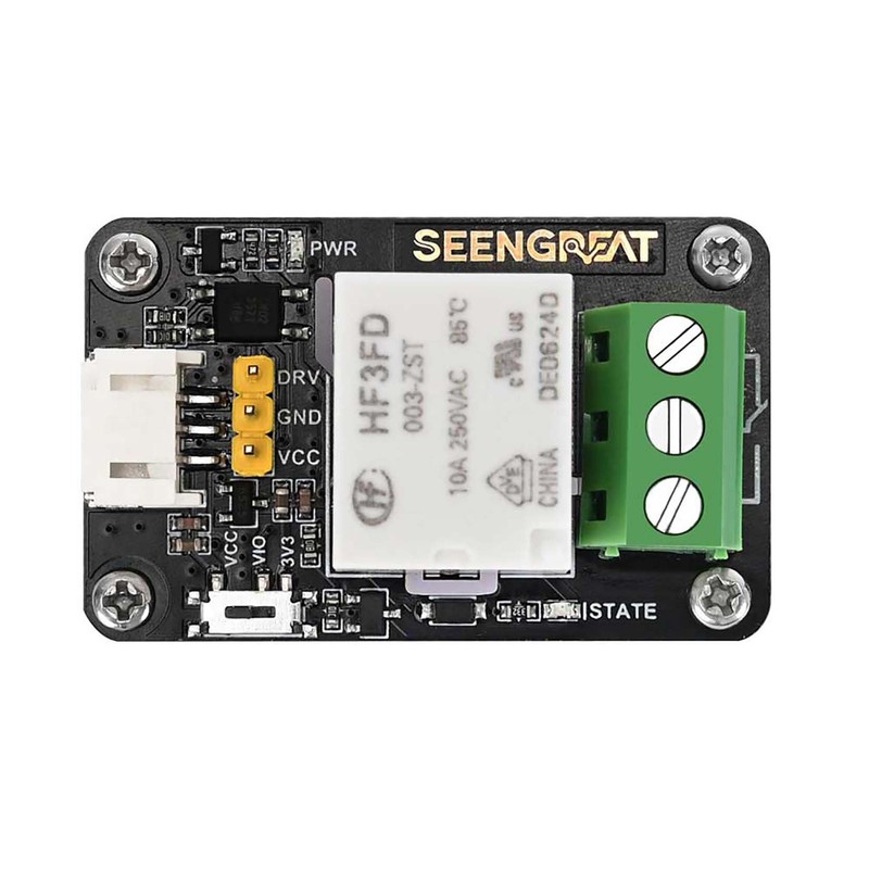 SEENGREAT 1-Channel Relay Board for Raspberry Pi, 3.3V/5V Relay Module