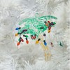 C&F Home Palm Tree with Christmas Lights Beach Coastal Christmas