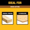 DEWALT 7-1/4 in. 24T Circular Saw Blade, Smooth Cutting, Superior