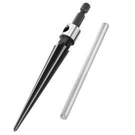 JONMON Tapered Reamer - 5-16mm Hand T Handle Straight Flute Hex Shank Construction Taper Bridge Pin Hole Handheld Reamer Drilling Tool for Chamfering, Sinking Plastic Wood Alloy Steel
