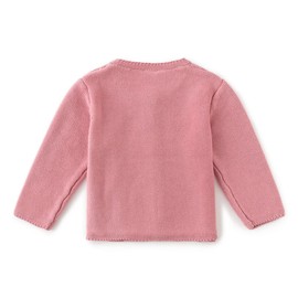 Simplee - Suéter de otoño e invierno para niños y niñas, rosa, (C - pink), 6-12 Meses