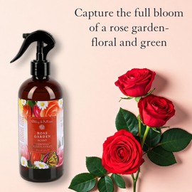 Abbey & Sullivan Linen Spray, Rose Garden, Fabric Freshener and Fragrance Room Spray, Pack of 2, 16 oz