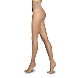MARILYN Silky Soft Exclusive Luxe Line Pantyhose 15 Denier Made in Europe (3/4, M/L, Tan)