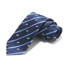 [Ganji] Men's Business Woven Jacquard Motif Pattern Tie Dog Pattern 63mc – DG2 - grays