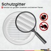 Steinberg14 White Ventilation Grille 150 mm - Plastic Exhaust Grille