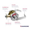 OAKMOORE Commercial Door Handle | Vacant Occupied & Commercial Restroom