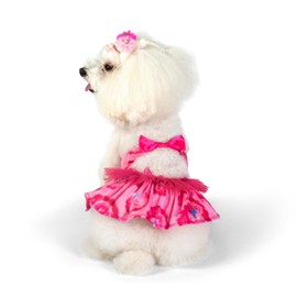 CuteBone One Piece Dog Bikini Swimsuit Dress Puppy Bathing Suit Costume for Small Dogs Pet Clothes LTDB01XXS