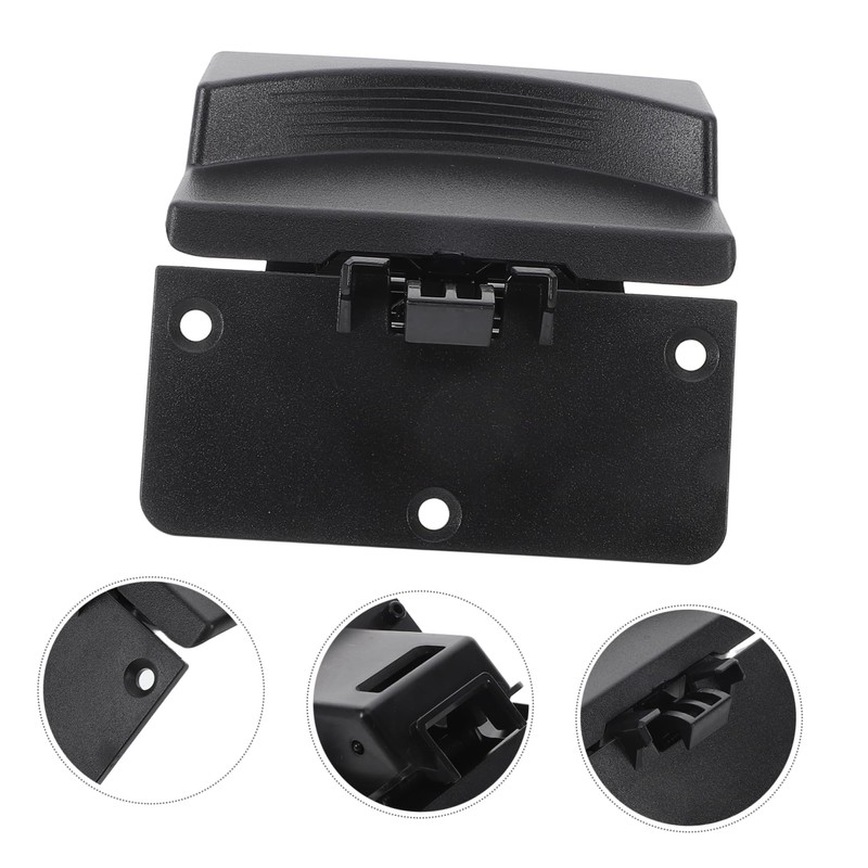 GRIRIW Car Armrest Button Replacement for Console Lock Storage Box