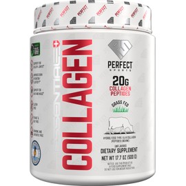 PERFECT SPORTS Collagen (Grass-Fed Type I and III Collagen), 25 Servings (500g)