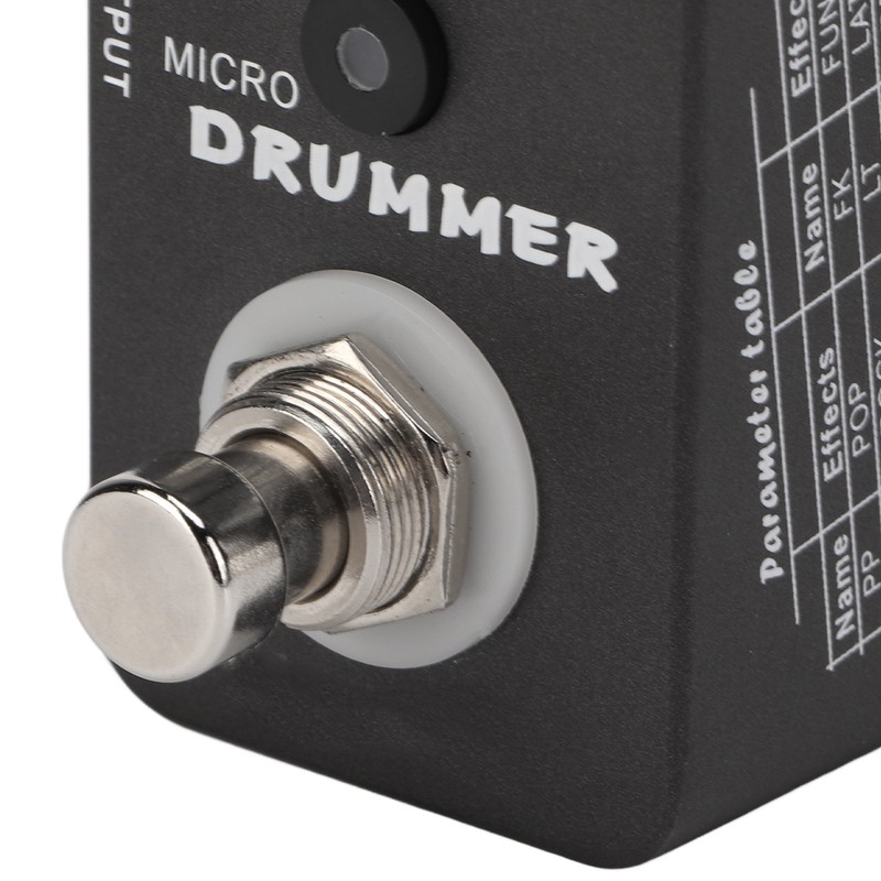 Drum Machine Pedal 121 Drum Loops Electric Guitar Monoblock Effect
