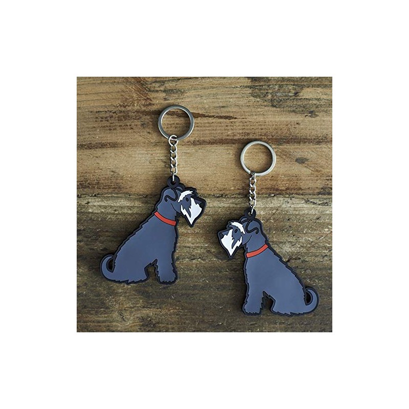 Sweet William Schnauzer Keyring