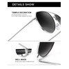 Aviator Sunglasses for Men and Women Trendy Polarized Aviator Sunglasses