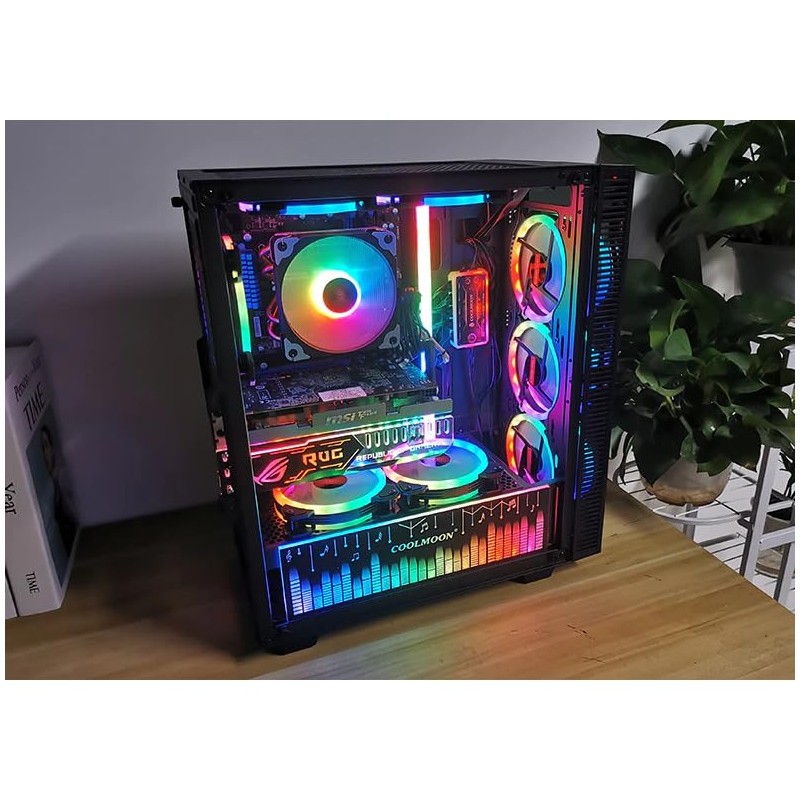 1-10x BRAINZAP 120 mm LED A-RGB/RGB Silent Case Fan Set