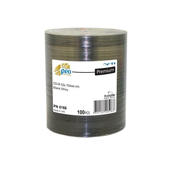 Professional Quality Blank CDs - CD-R Falcon Pro Silver 52x