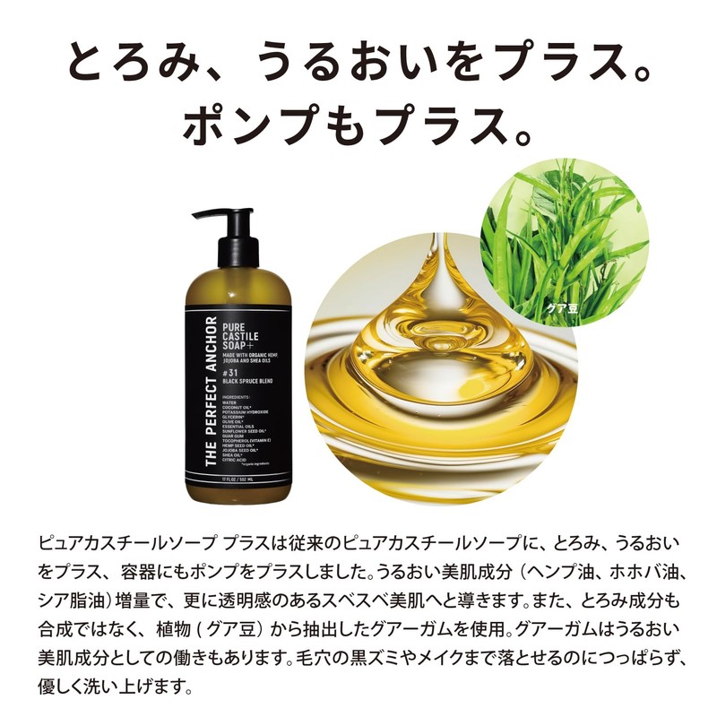The Perfect Anchor Pure Steel Soap Plus, 16.9 fl oz