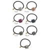 VINGTAINE H7359-BL- Rhinestone Bijou Square Hair Elastic Casual Hair Accessory