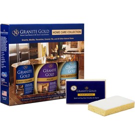 Granite Gold Home Care Collection Streak-Free Cleaning for Granite, Marble, Travertine, Quartz, Natural Stone Countertops, and Floors 24 Fluid Ounces 4-Pack 1 Count