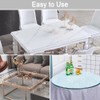 Extremely Large Size Soft Self Adhesive Glass Table Top Bumper,