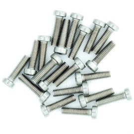M5 (5mm x 12mm) Hex Socket Cap Screw (Bolt) (Low Head) - Stainless Steel (A2) (Pack of 20)
