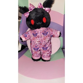 Build-A-Bear Workshop OUTFIT ONLY Build A Bear Moth Mothman PJ Sleeper Emo Goth Kawaii Cottagecore