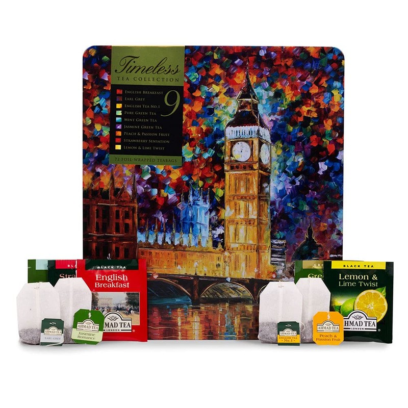 Ahmad Tea Timeless Tea Collection of 9 Black, Fruit &