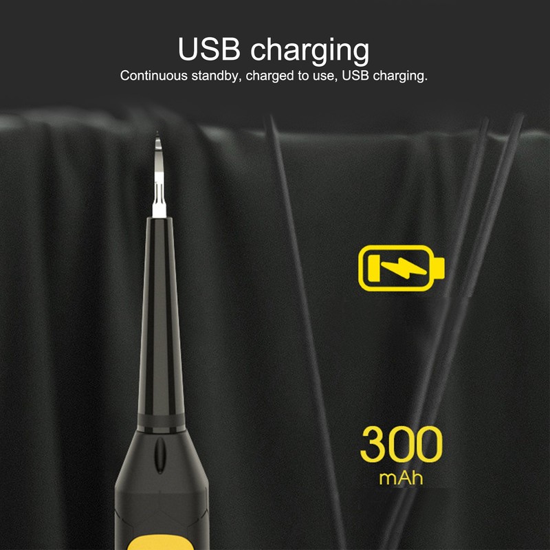 3 Levels Adjustable Ultrasonic Tooth Cleaner Dental Calculus Removal Tool