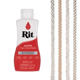 Rit Dye Liquid Sampler Kit- Wide Selection of Colors and Rope Samples